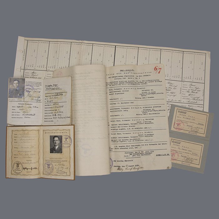 TIP25 Awards, Badges and Membership Documents pertaining to an NSKK-Hauptsturmführer and recipient of the Golden NSDAP Honor Badge — image 24