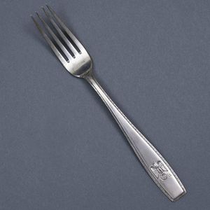 HUP32 Large formal dinner fork #3 from Adolf Hitler's personal silver service