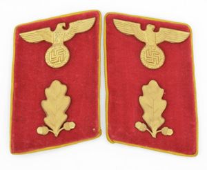 FSA07 Pair of collar tabs for NSDAP Reich Abschnittsleiter