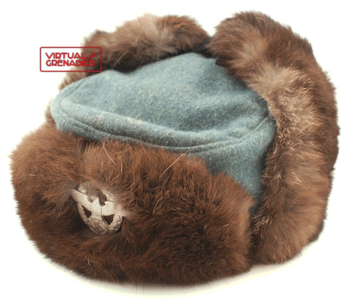 Police winter fur cap