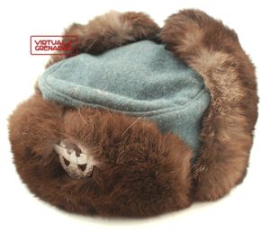 Police winter fur cap