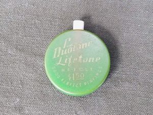 Duotone Green Bakelite Gramophone Needle Holder