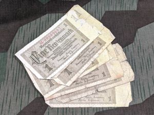Original German 1 Reichsmark Banknotes