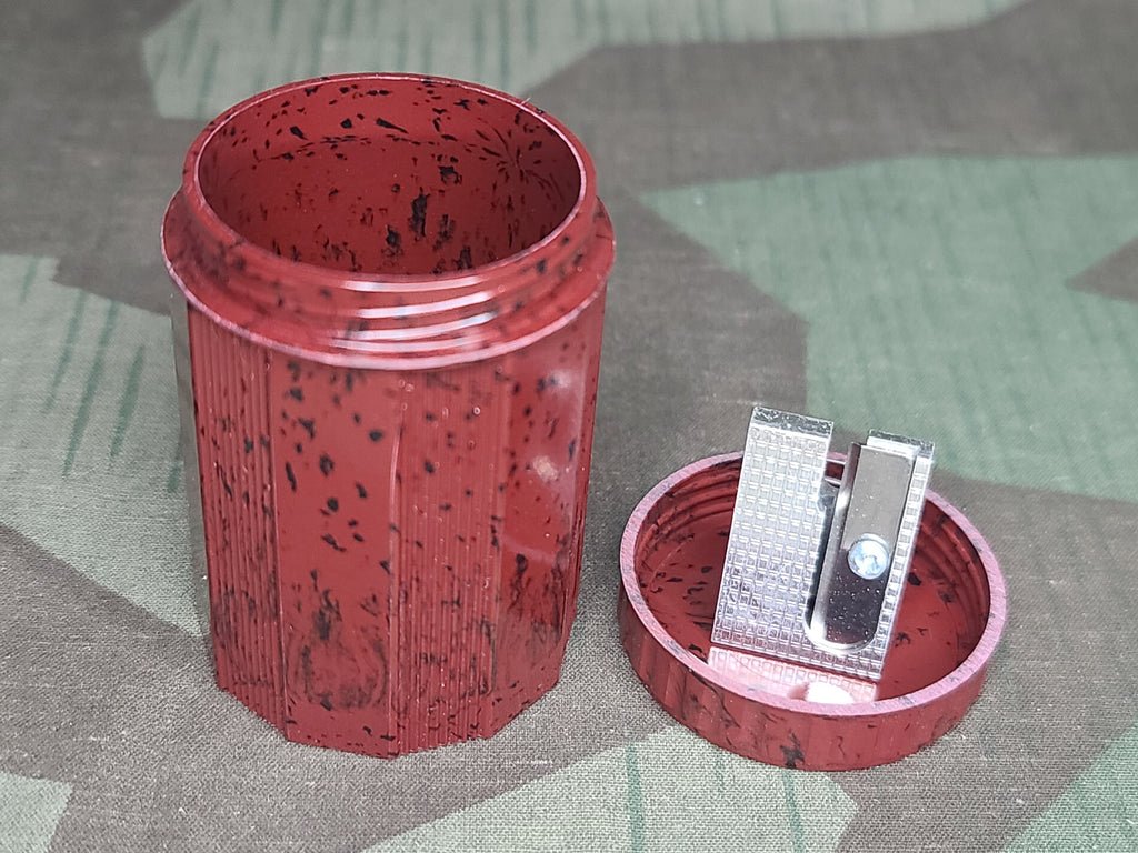 Reproduction Red Bakelite Pencil Sharpener — image 7