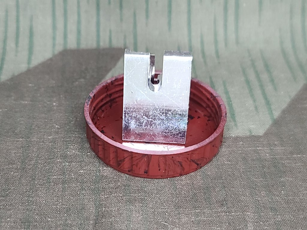 Reproduction Red Bakelite Pencil Sharpener — image 9