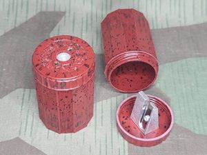 Reproduction Red Bakelite Pencil Sharpener