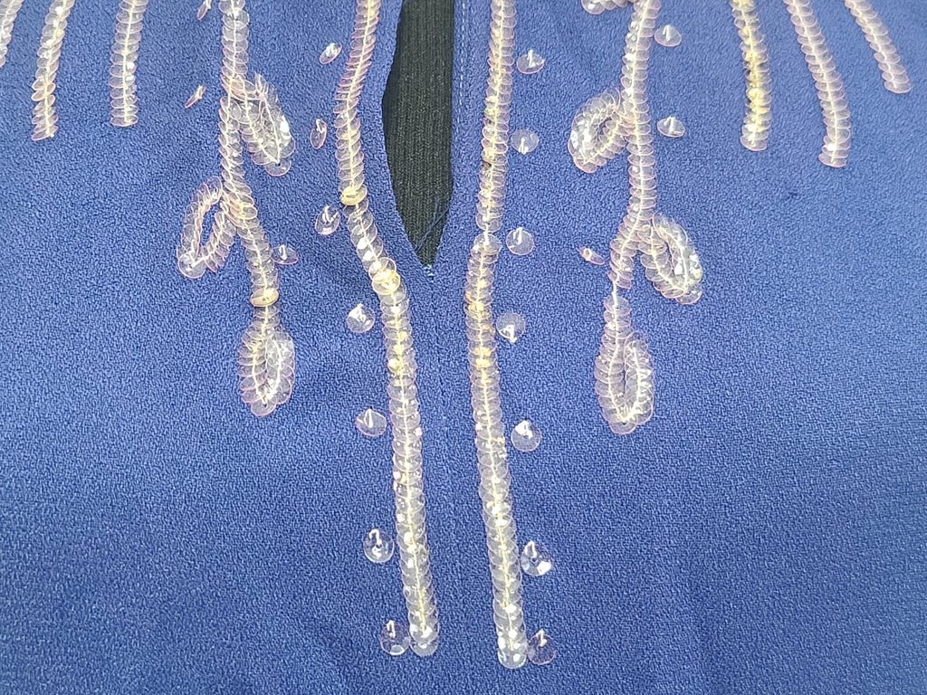 DuBarry Blue Sequin Gown 1945(B-38' W-29' H-38') — image 12
