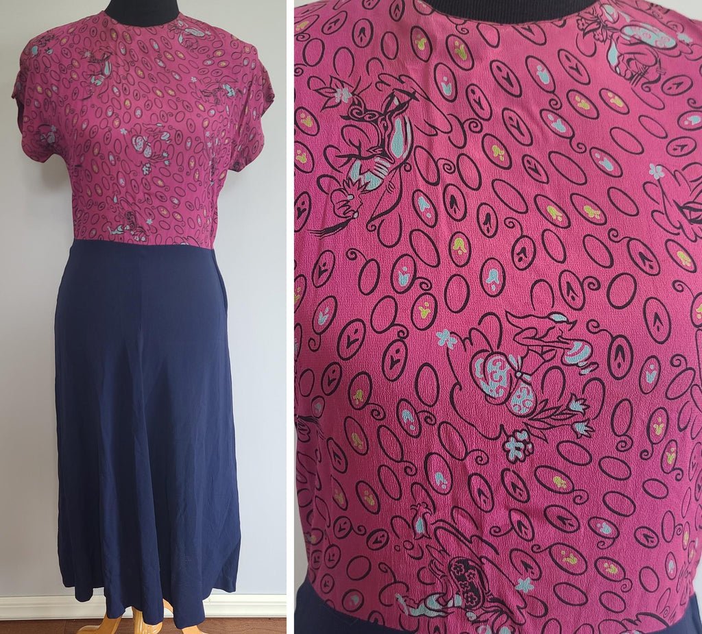 Genie Novelty Print Dress(B-36' W-27' H-37')