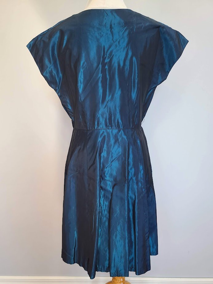 Blue Shiny Iridescent Dress(B-40' W-31' H-48') — image 3