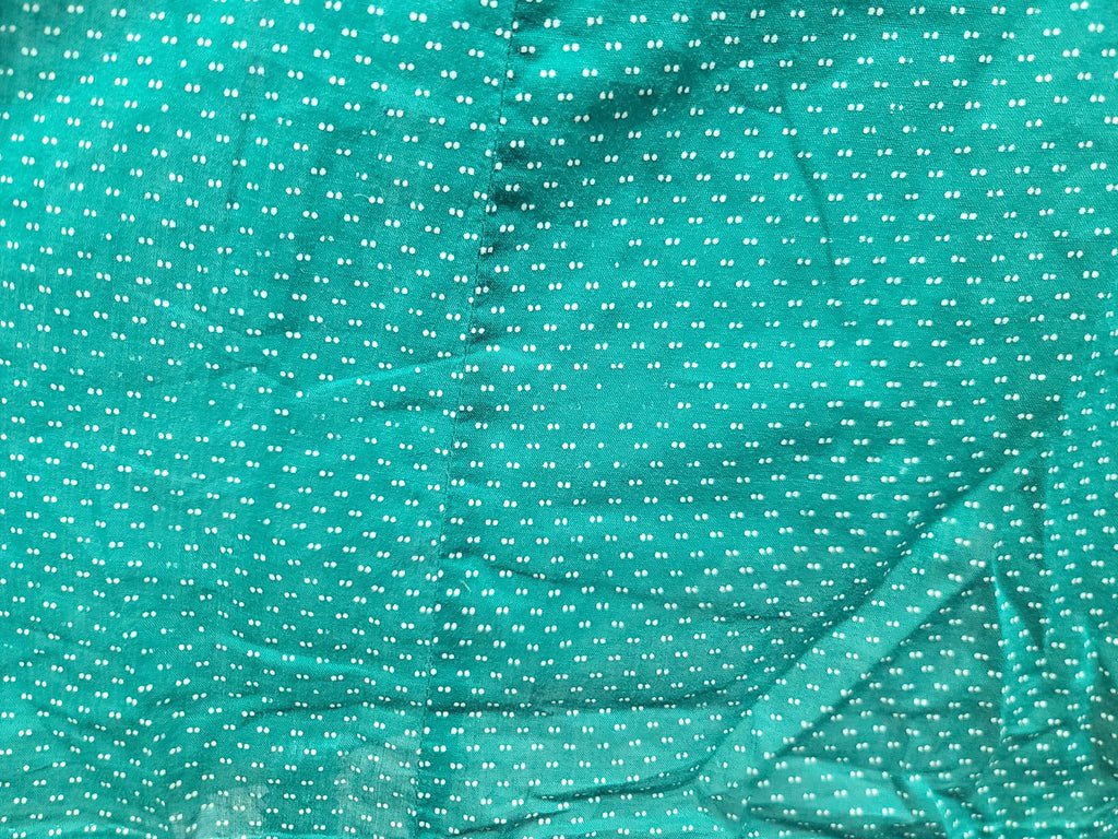 Green Lightweight Polka Dot Dress(B-42' W-36' H-41') — image 11