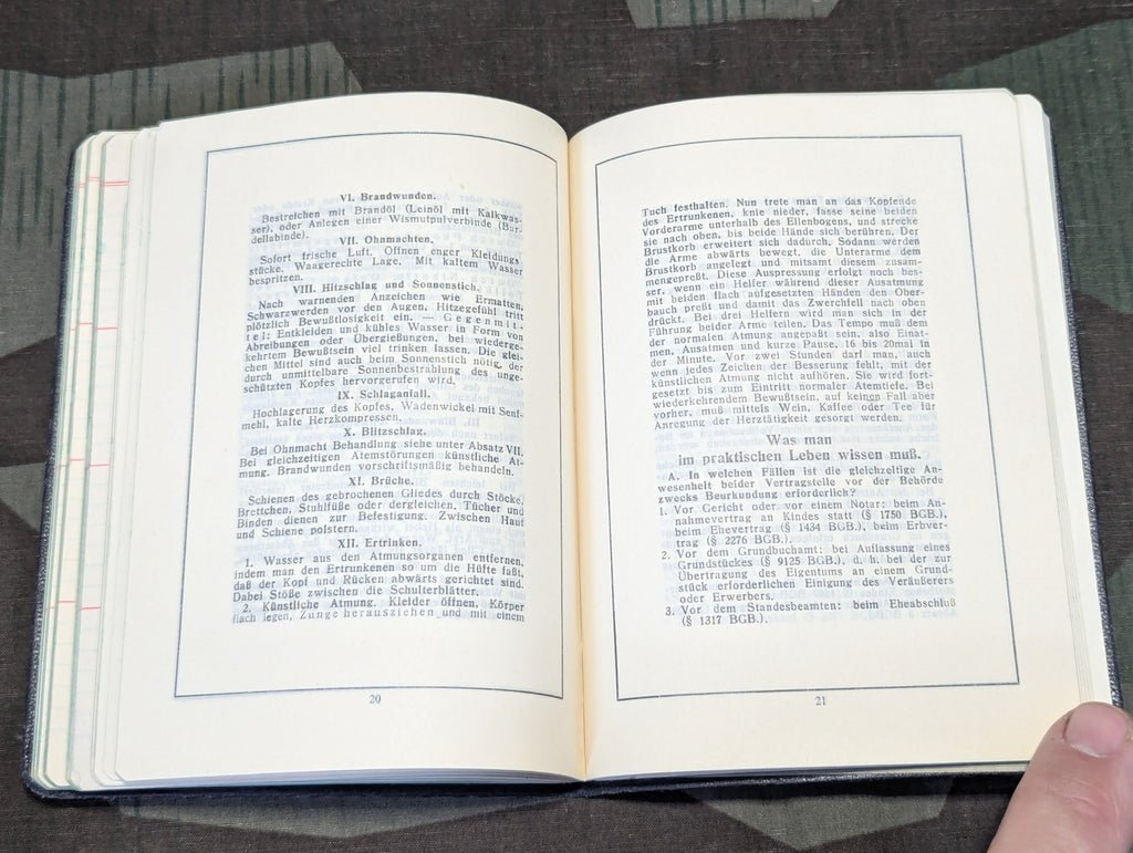 1935 Tages Merkbuch Day Note Book — image 7