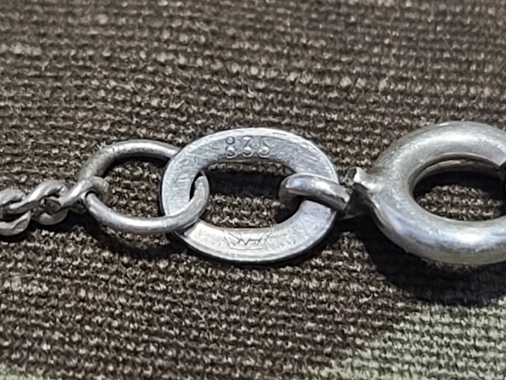 Vergiss Mich Nicht Heart Necklace 835 Silver — image 5