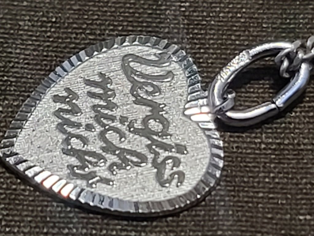 Vergiss Mich Nicht Heart Necklace 835 Silver — image 7