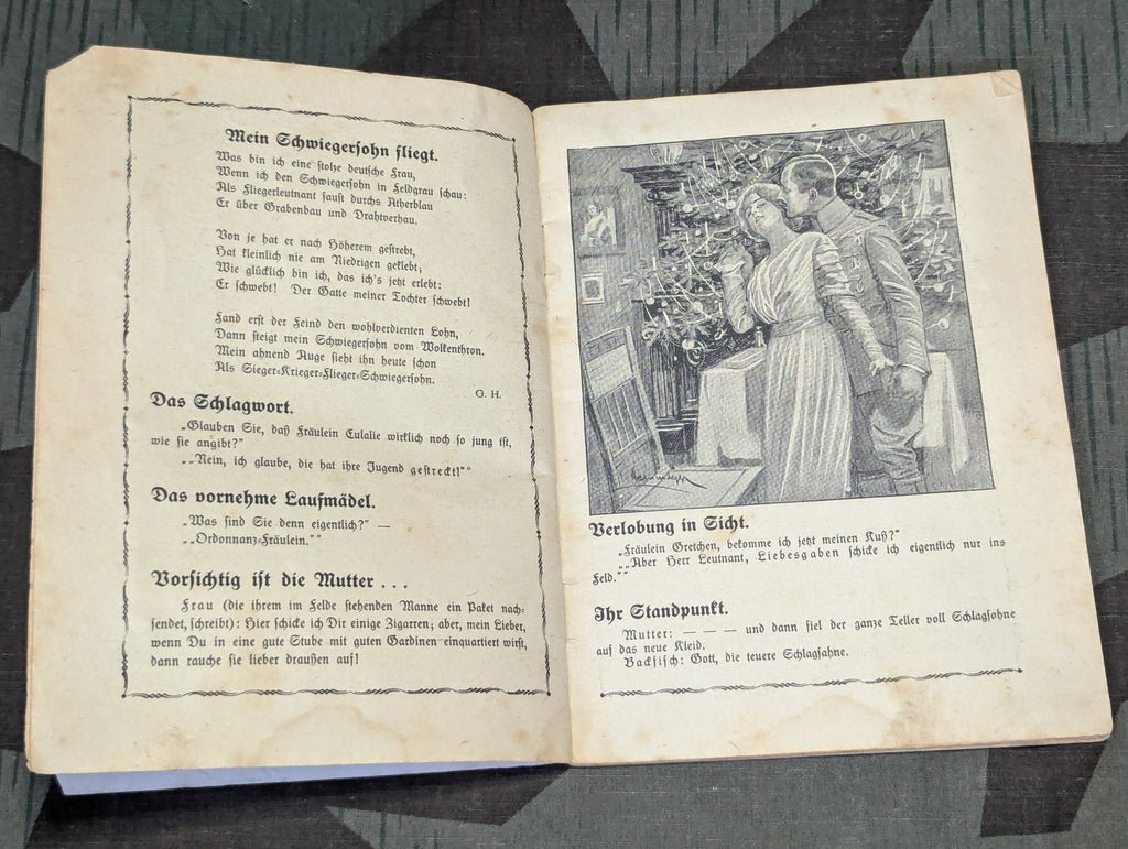 WWI Fräulein Feldgrau Tornister Humor Booklet — image 4