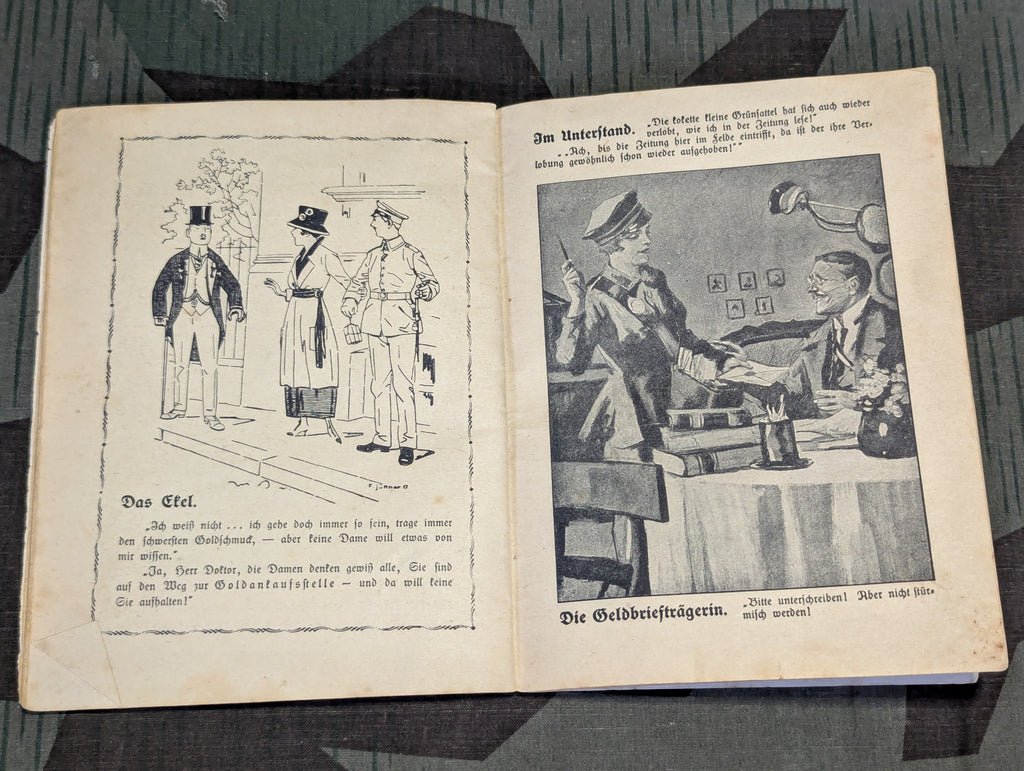 WWI Fräulein Feldgrau Tornister Humor Booklet — image 9