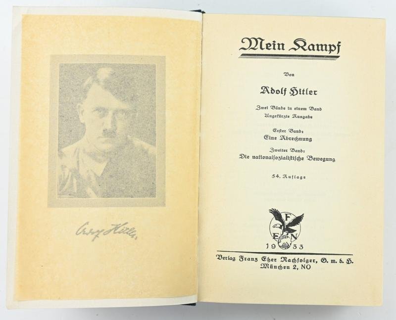 German Adolf Hitler Mein Kampf Book 1933 — image 3