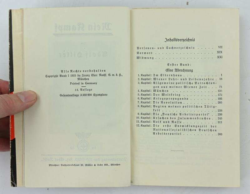 German Adolf Hitler Mein Kampf Book Set — image 3