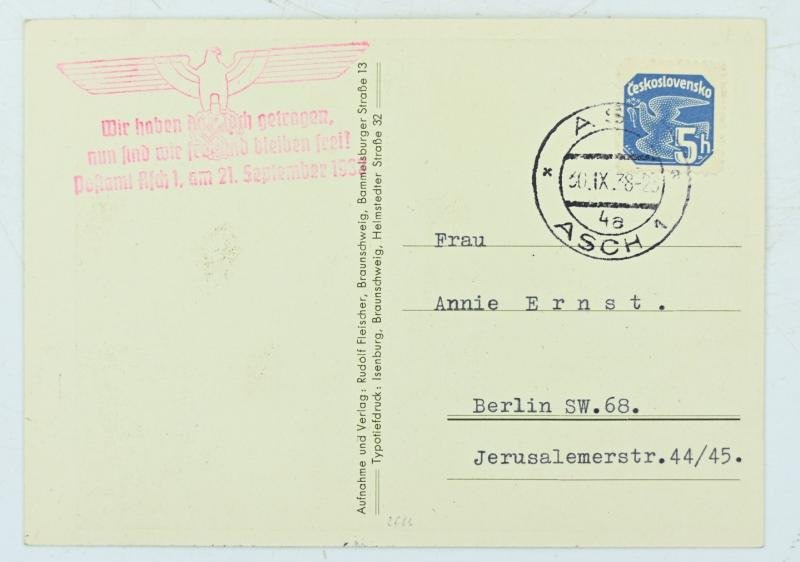 German Third Reich Postcard 'Deutsche jugend' — image 2