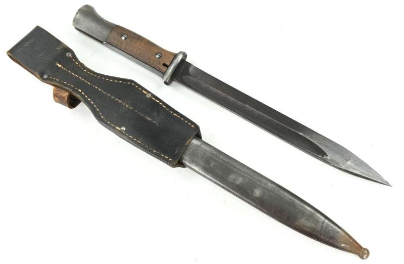 German K98 Bayonet with Frog and Matching Numbers — image 2