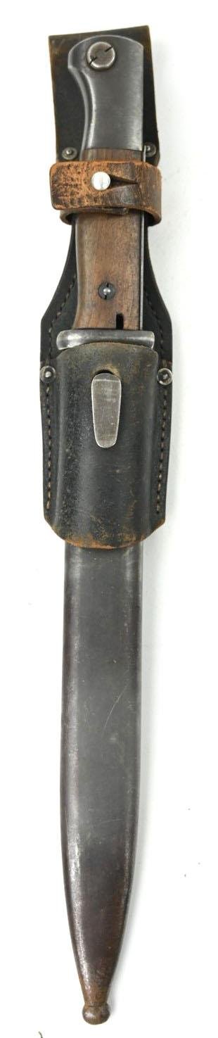 German K98 Bayonet with Frog and Matching Numbers — image 3