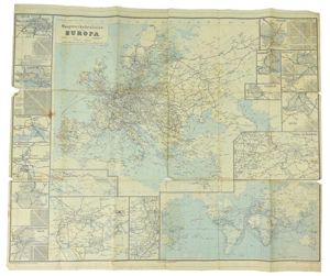 German WW1 Mapcard 'Deutschland'