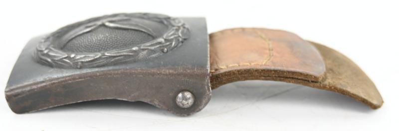 German LW Beltbuckle with Belt 'F.W. Assmann' — image 11