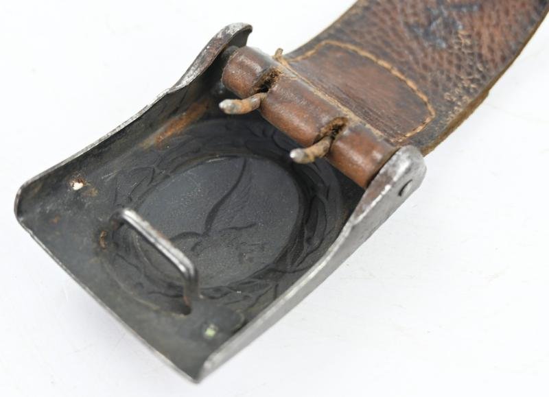 German LW Beltbuckle with Belt 'F.W. Assmann' — image 12