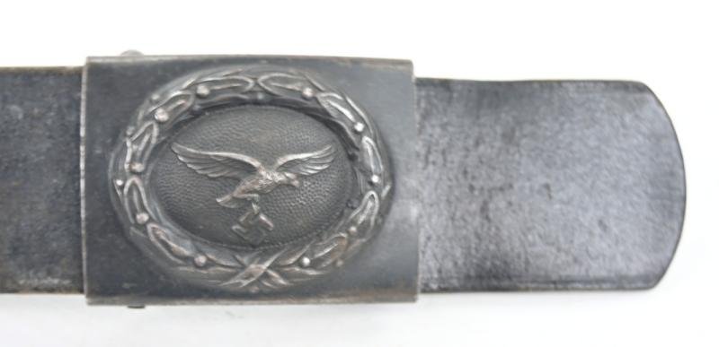 German LW Beltbuckle with Belt 'F.W. Assmann' — image 2