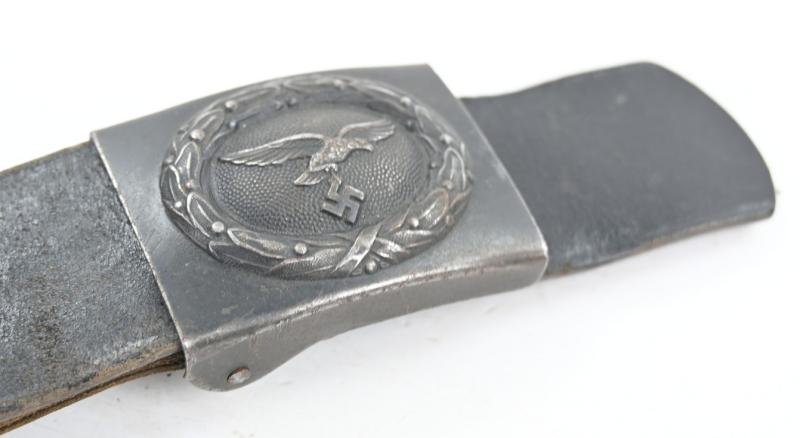 German LW Beltbuckle with Belt 'F.W. Assmann' — image 3