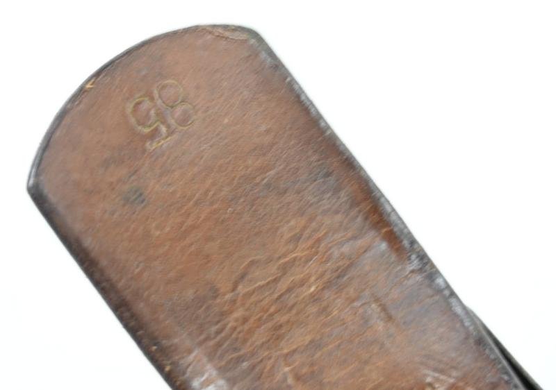 German LW Beltbuckle with Belt 'F.W. Assmann' — image 7