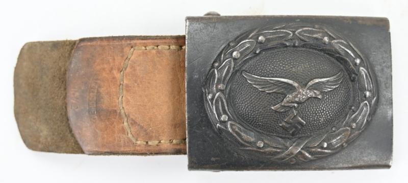 German LW Beltbuckle with Belt 'F.W. Assmann' — image 8