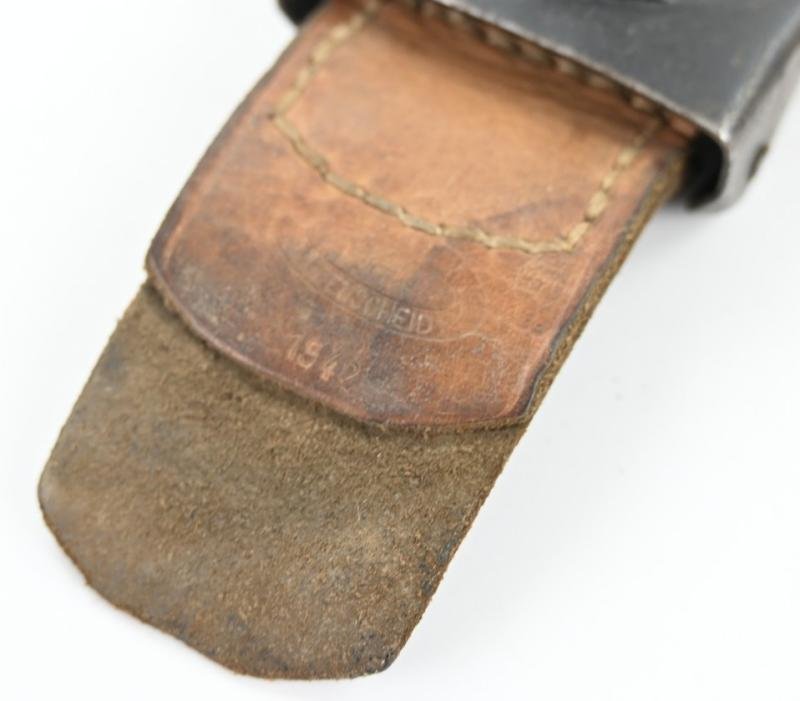 German LW Beltbuckle with Belt 'F.W. Assmann' — image 9