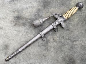 A NICE 2nd Pattn LUFTWAFFE DAGGER BY RARER MAKER ANTON WINGEN Jr.