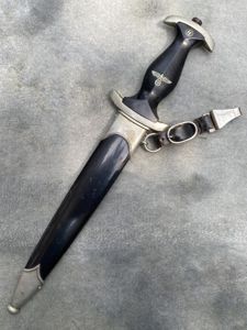 A VERY GOOD EXAMPLE OF A TRANSITIONAL '33 SS DAGGER DOUBLE MARKED - BY EICKHORN