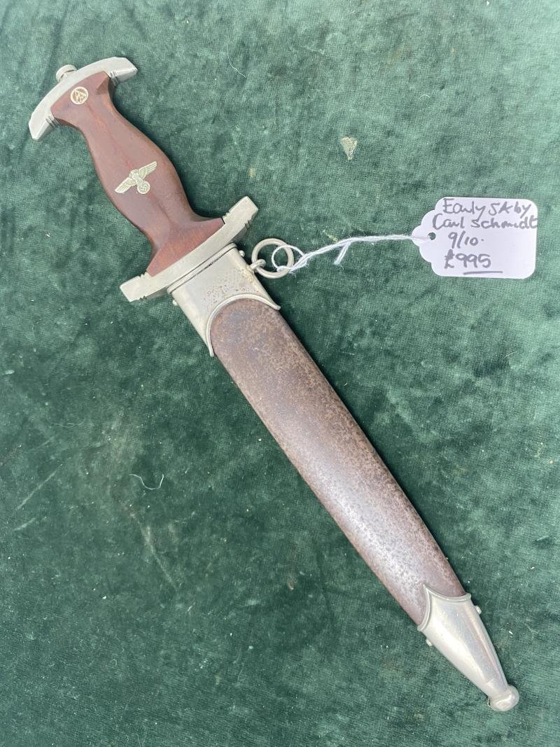AN EARLY EXAMPLE OF A RARE SA DAGGER BY CARL SCHMIDT SOHN AG. — image 2