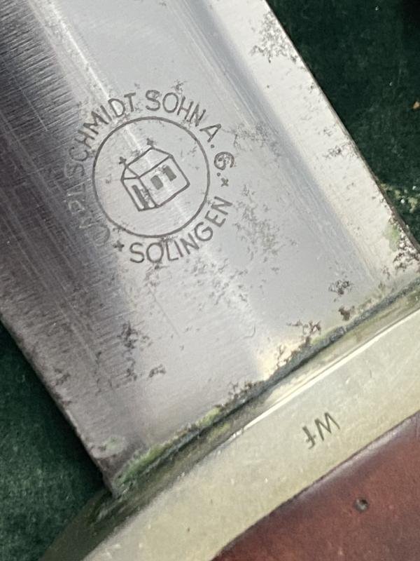 AN EARLY EXAMPLE OF A RARE SA DAGGER BY CARL SCHMIDT SOHN AG. — image 8