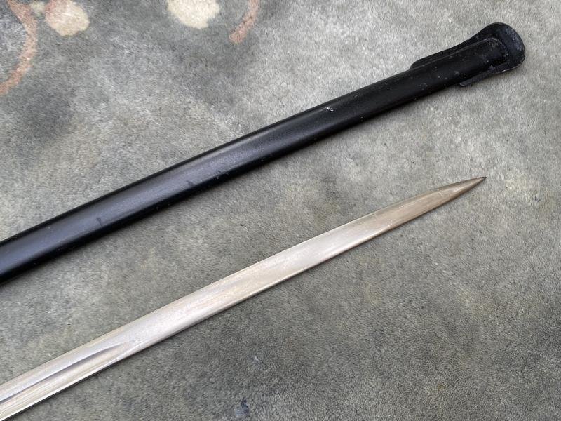 A NICE EARLY ALL BRASS WEHRMACHT OFFICERS SWORD BY ALCOSO. — image 8
