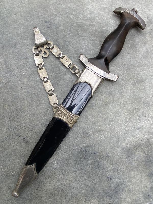 AN AMAZING FIND - 1936 SS CHAINED DAGGER WRAPPED IN ORIGINAL NEWSPAPER FROM 1996! — image 5