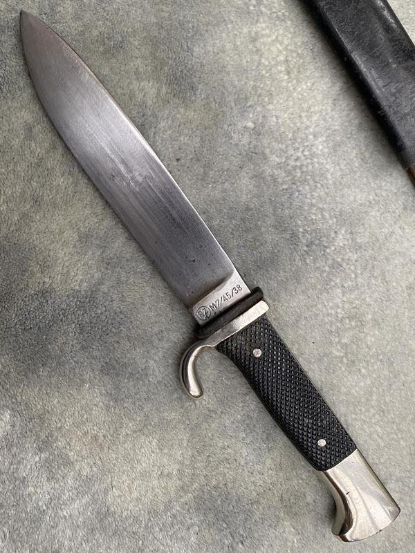 HITLER YOUTH DAGGER WITH MOTTO M7/45/38. — image 6