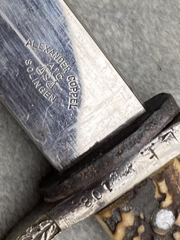 AN EXCELLENT 'RURAL' POLICE BAYONET, WITH FROG AND LARGE PORTAPEE. — image 6