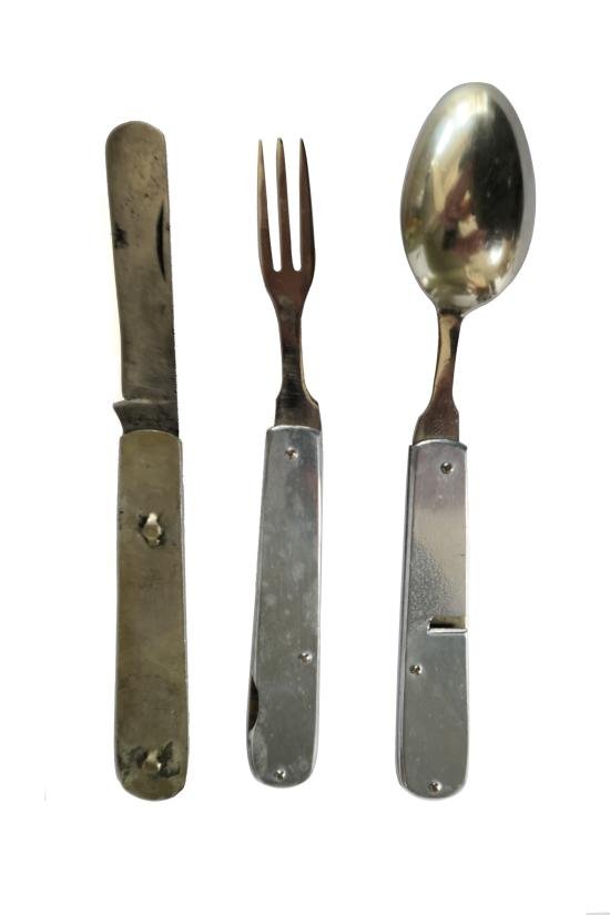 WW1 Officer's Folding Cutlery Set — image 2
